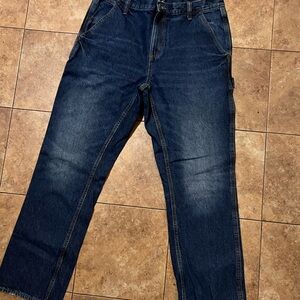 Old navy workwear carpenter jeans 40/34 straight built in tough OBO